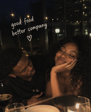 Jay and Amara on their first date